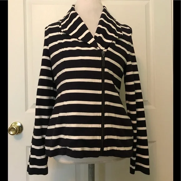 Beautiful Navy Striped Jacket - Picture 1 of 8
